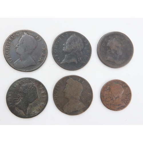 2191 - Seven mixed early milled workhouse tkens - circulated. UK P&P Group 0 (£6+VAT for the first lot and ... 