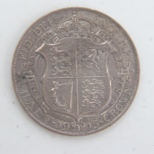 2222 - 1915 silver half crown of George V. UK P&P Group 0 (£6+VAT for the first lot and £1+VAT for subseque... 