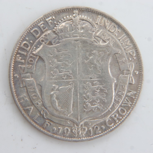 2226 - 1912 silver half crown of George V. UK P&P Group 0 (£6+VAT for the first lot and £1+VAT for subseque... 