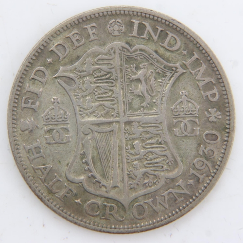 2233 - Key Date 1930 silver half crown of George V. UK P&P Group 0 (£6+VAT for the first lot and £1+VAT for... 