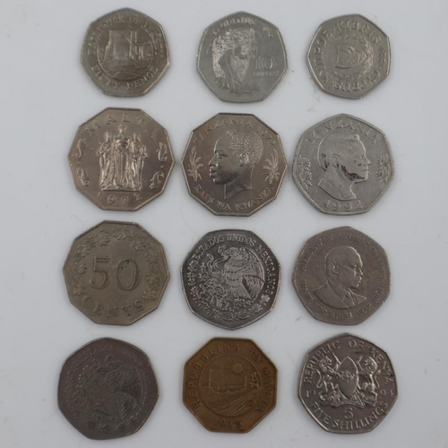 2278 - Mixed coins, including some Maltese issues. UK P&P Group 1 (£16+VAT for the first lot and £2+VAT for... 