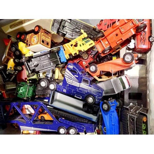 1026 - Large quantity of loose, mixed brand and scale diecast models in playworn condition. Not available f... 