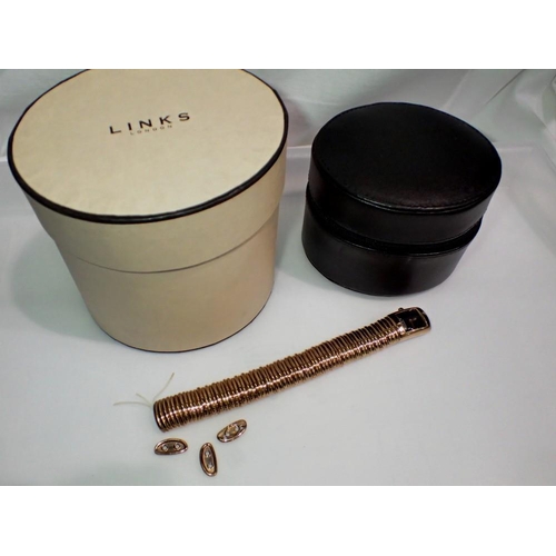 1091 - Boxed Links Of London wristwatch, requires attention to strap. UK P&P Group 1 (£16+VAT for the first... 