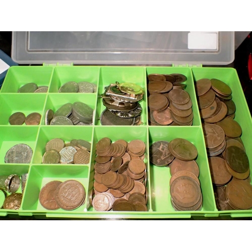 1097 - Pre decimal UK coin collection in storage case. UK P&P Group 1 (£16+VAT for the first lot and £2+VAT... 