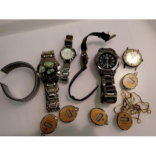 1136 - Mixed wristwatches including Limit 21 jewels, working at lotting. UK P&P Group 1 (£16+VAT for the fi... 