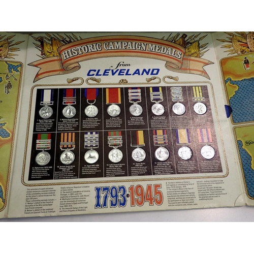 1142 - Cleveland Fuels Historic campaign medals collection. UK P&P Group 1 (£16+VAT for the first lot and £... 