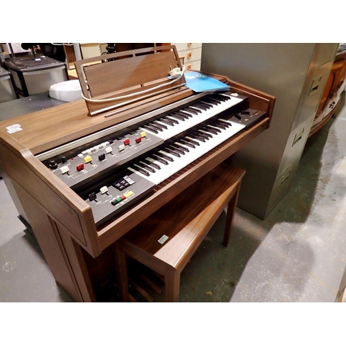 1697 - Yamaha Electone model BK-4 organ. All electrical items in this lot have been PAT tested for safety a... 