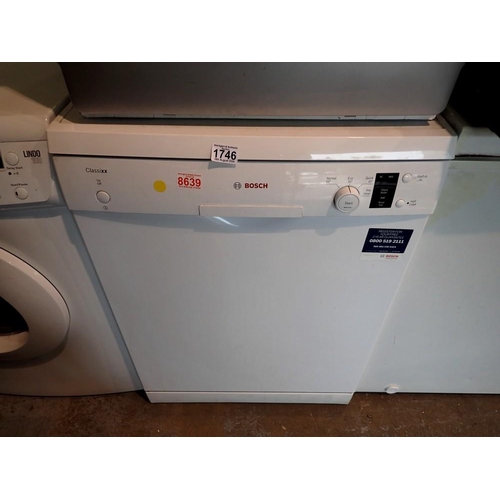 1746 - Bosch Classixx dishwasher. All electrical items in this lot have been PAT tested for safety and have... 