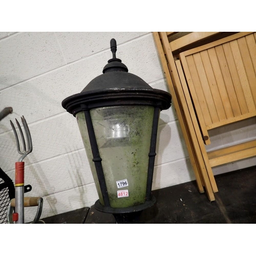 1796 - Large reproduction street lamp. Not available for in-house P&P