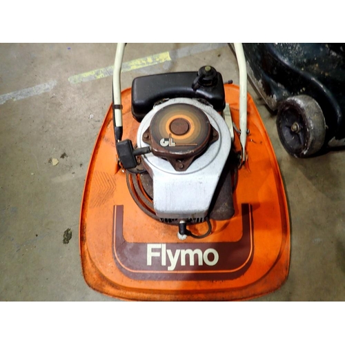 1819 - Large petrol Flymo lawn mower. Not available for in-house P&P