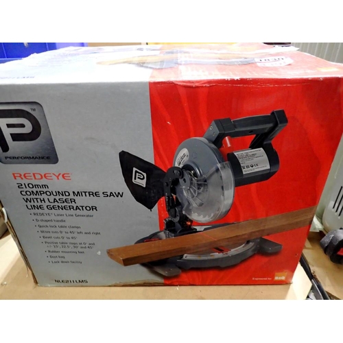 1830 - Performance Redeye mitre saw. Not available for in-house P&P