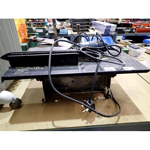 1832 - Used table saw and a Power Craft multi-tool. All electrical items in this lot have been PAT tested f... 