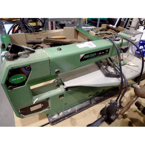 1851 - Rexon electric #SS16A scroll saw. Not available for in-house P&P