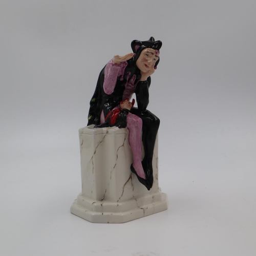 269 - Carlton Ware figurine, The Jester, show special, no cracks or chips, H: 23 cm. UK P&P Group 2 (£20+V... 