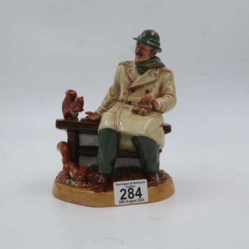 284 - Royal Doulton character figure, Lunchtime, HN2485. UK P&P Group 2 (£20+VAT for the first lot and £4+... 