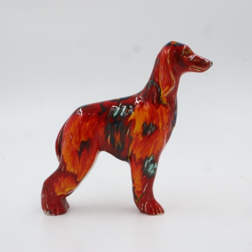 291 - Anita Harris Afghan hound, signed in gold, no cracks or chips, H: 15 cm. UK P&P Group 1 (£16+VAT for... 