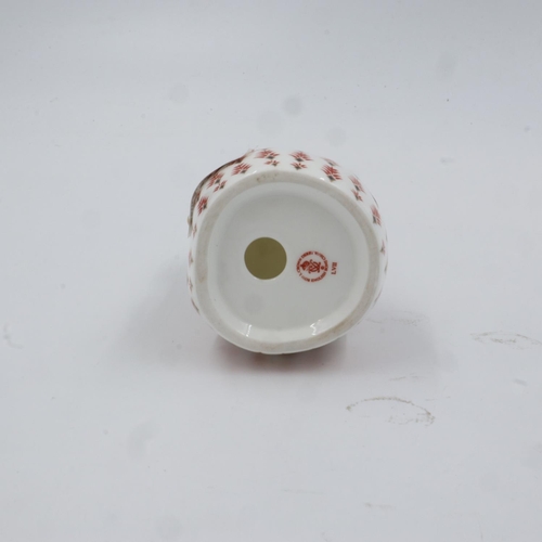 302 - Royal Crown Derby hamster, no cracks or chips, seconds quality, H: 11 cm. UK P&P Group 1 (£16+VAT fo... 