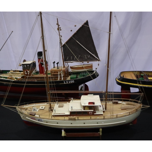 411 - Mantua Models ocean going yacht, Bruma, excellent build and finish, requires motor, battery, radio c... 