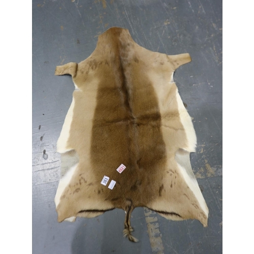 363 - African springbok hide. UK P&P Group 2 (£20+VAT for the first lot and £4+VAT for subsequent lots)