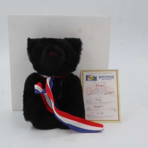 353A - Boxed Merrythought teddy bear, Hope, with CoA, H: 16 cm. UK P&P Group 2 (£20+VAT for the first lot a... 