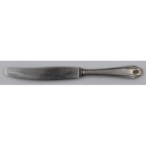 2091 - WWII German Waffen SS marked dinner knife. UK P&P Group 1 (£16+VAT for the first lot and £2+VAT for ... 