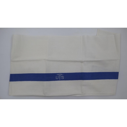 2093 - WWII US Medical Unit hand towel. 89 x 44 cm. UK P&P Group 1 (£16+VAT for the first lot and £2+VAT fo... 