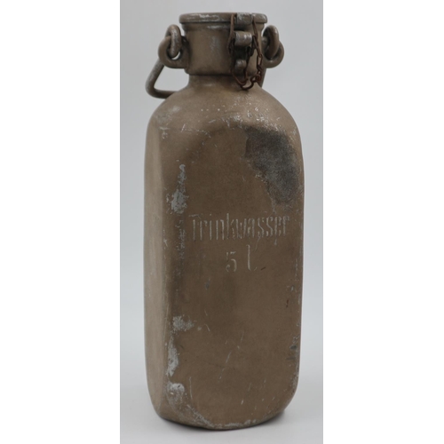 2098 - WWII Afrika Korps 5 litre Trinkwasser (Drinking Water) container. UK P&P Group 2 (£20+VAT for the fi... 