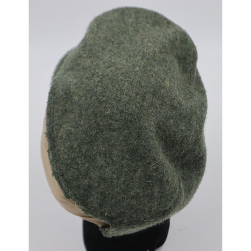 2103 - German Mountain Troops M43 cap, large portion removed, liner dated 1944. UK P&P Group 2 (£20+VAT for... 