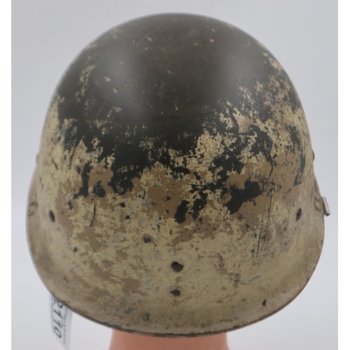 2110 - First Gulf War Desert Storm/Shield relic Iraqi M80 Helmet. This veteran bring back has the insignia ... 