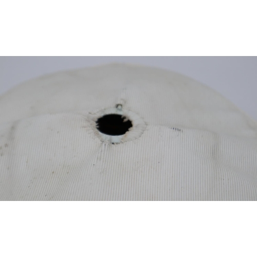 2118 - British Royal Artillery officers visor cap, with a further naval cap (2). UK P&P Group 2 (£20+VAT fo... 