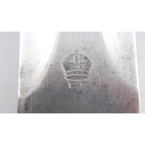 2124 - British M1888 Lee Metford bayonet and scabbard, crowned ER cypher to ricasso. UK P&P Group 2 (£20+VA... 