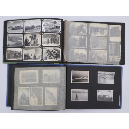 2151 - Two German photograph albums from what appears to be North Africa. Lots of vehicle pictures includin... 