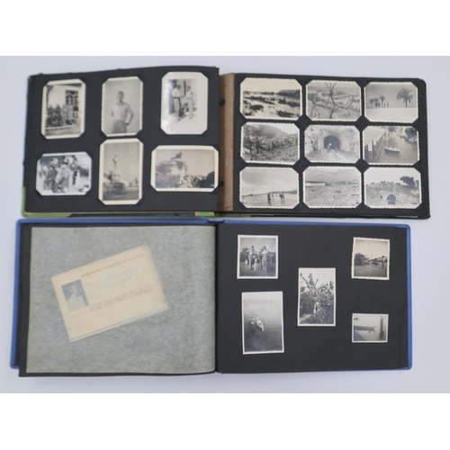 2151 - Two German photograph albums from what appears to be North Africa. Lots of vehicle pictures includin... 