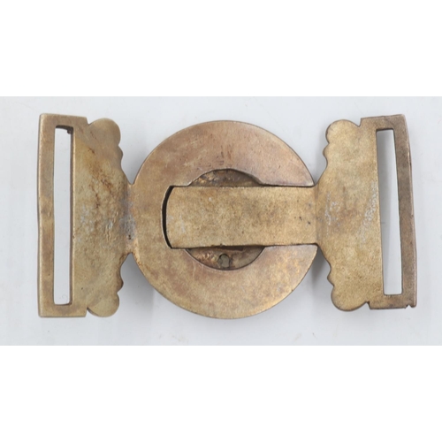 2159 - Victorian Royal Sussex Regiment Dress Buckle. UK P&P Group 1 (£16+VAT for the first lot and £2+VAT f... 