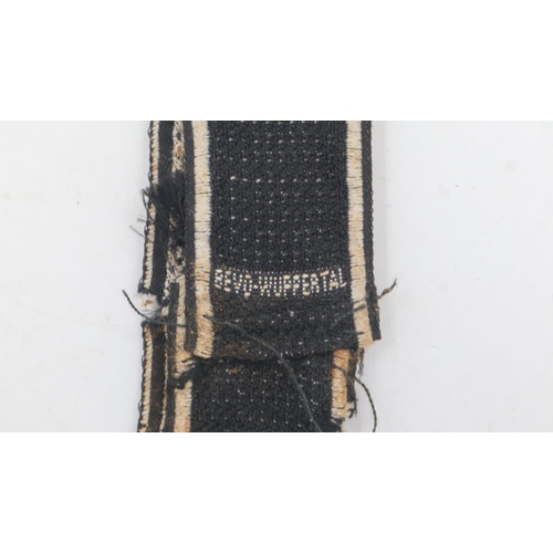 2162 - Third Reich SS-Polizei-Division cuff title, removed from a uniform. Marked Beveo-Wuppertal. Passes t... 