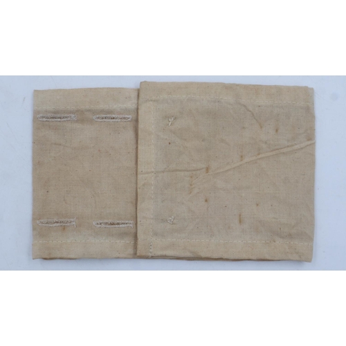 2165 - WWII British Stretcher Bearers Arm Band. UK P&P Group 1 (£16+VAT for the first lot and £2+VAT for su... 