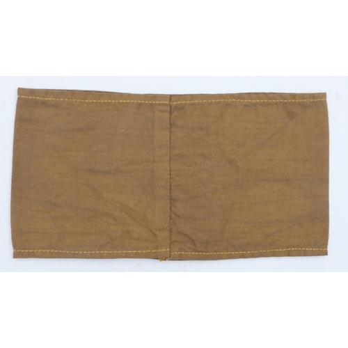 2166 - WWI Imperial German Deaf & Blind Veterans Armband. UK P&P Group 1 (£16+VAT for the first lot and £2+... 