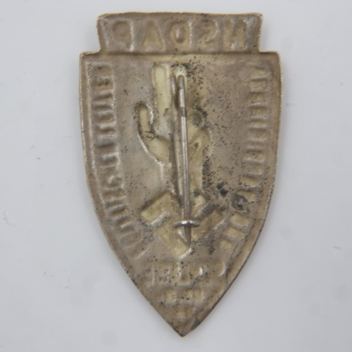 2188 - 1934 NSDAP gau Badge for the swearing in of Political Leaders-Schlawe. UK P&P Group 1 (£16+VAT for t... 