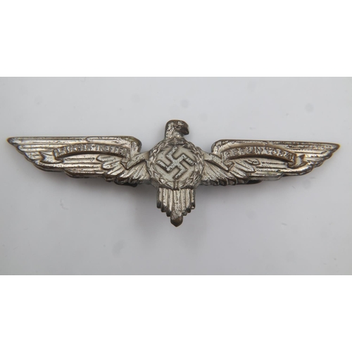 2194 - Third Reich period SA 1934 first Flieger Rally badge. UK P&P Group 1 (£16+VAT for the first lot and ... 