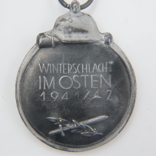 2205 - WWII old-war-stock German Eastern Front 1941/42 medal in packet. Un-issued condition. UK P&P Group 1... 