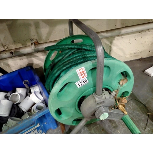 1746 - Hozelock hose on reel. Not available for in-house P&P