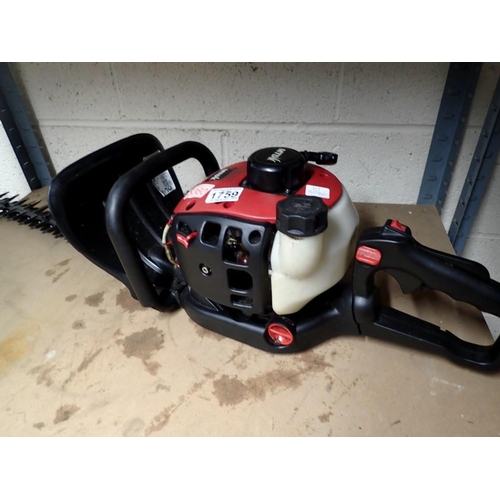 1759 - MTD GHT 55/28 petrol chainsaw. Not available for in-house P&P