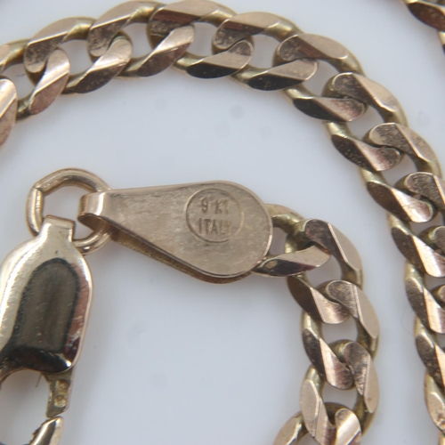 3 - 9ct gold neck chain, 13.2g, L: 45 cm. UK P&P Group 1 (£16+VAT for the first lot and £2+VAT for subse... 