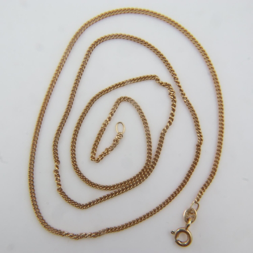 30 - 9ct gold neck chain, L: 50 cm, 3.8g. UK P&P Group 0 (£6+VAT for the first lot and £1+VAT for subsequ... 