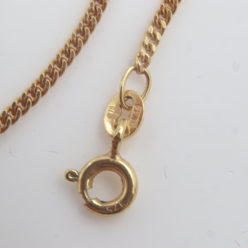 30 - 9ct gold neck chain, L: 50 cm, 3.8g. UK P&P Group 0 (£6+VAT for the first lot and £1+VAT for subsequ... 