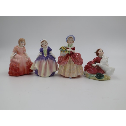 200 - Royal Doulton group of four figures to include Home Again HN2167, Cissie HN1809, Dinky Do HN1678 and... 