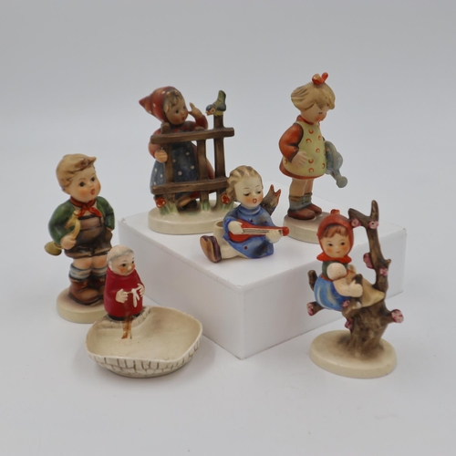 221 - Six Hummel figurines, no chips or cracks. UK P&P Group 2 (£20+VAT for the first lot and £4+VAT for s... 