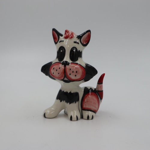 238 - Lorna Bailey cat, Katrina, no cracks or chips, H: 12 cm. UK P&P Group 1 (£16+VAT for the first lot a... 