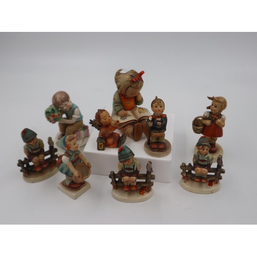 239 - Eight Hummel figures, no chips or cracks. UK P&P Group 3 (£30+VAT for the first lot and £8+VAT for s... 