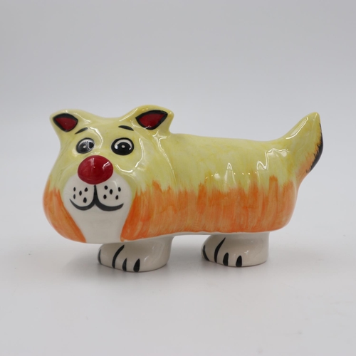 245 - Lorna Bailey dog, Doodle, no cracks or chips, L: 14 cm. UK P&P Group 1 (£16+VAT for the first lot an... 